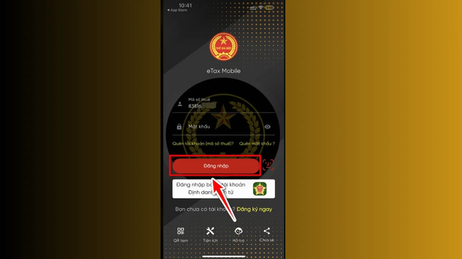 Tải và đăng nhập và app eTax Mobile
