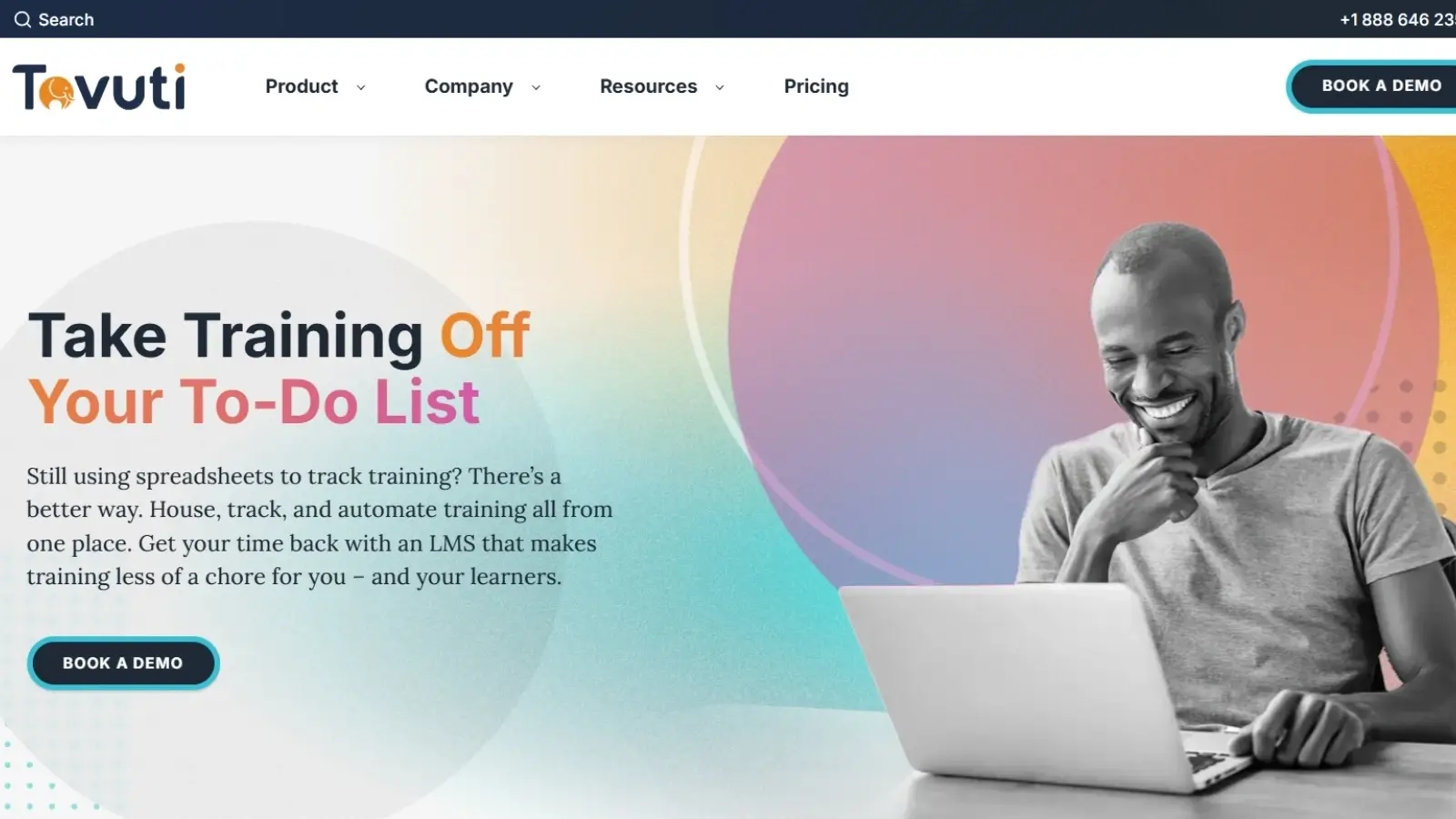 Tovuti home page interface