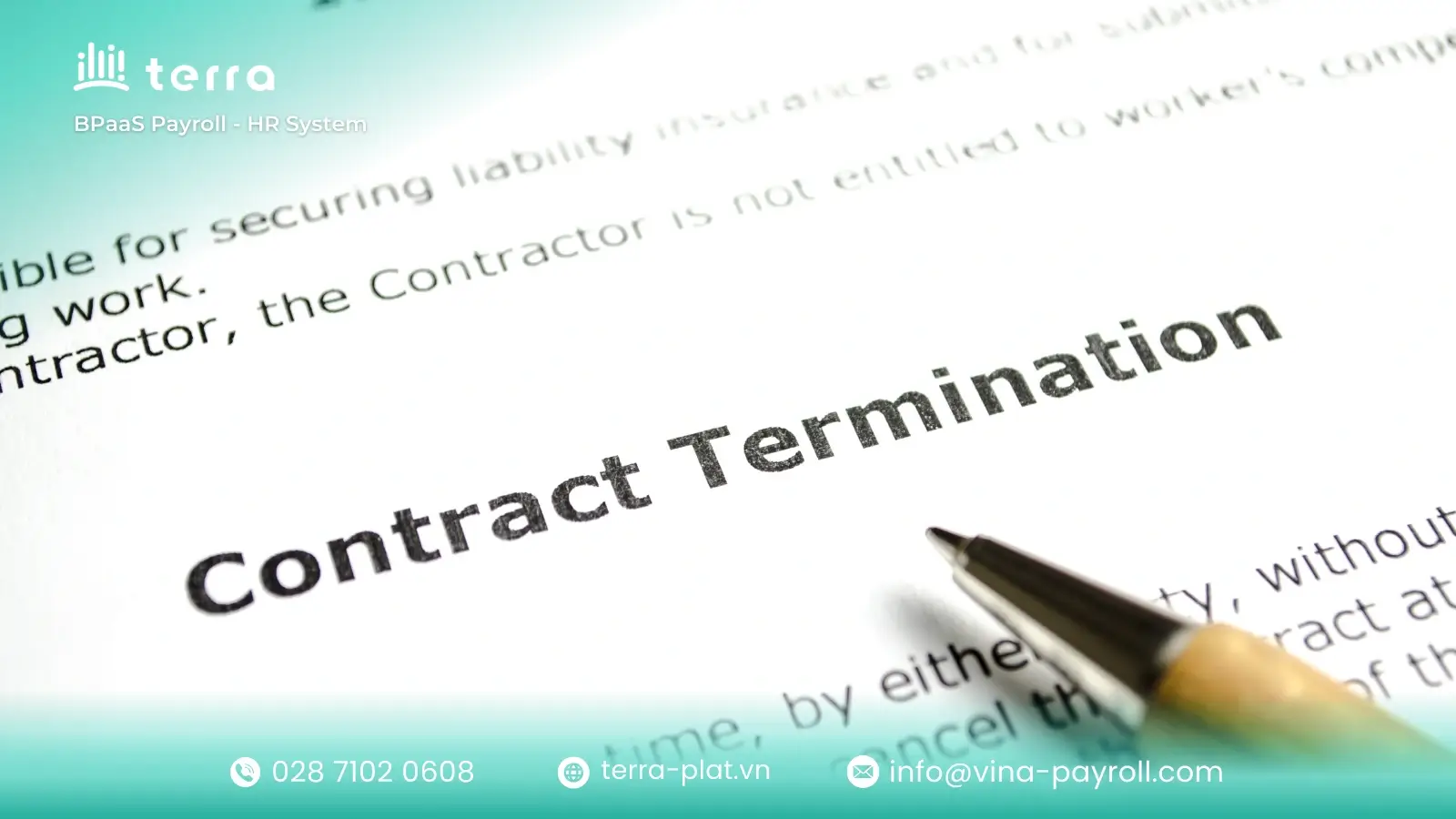 Contract termination decision for foreign employees