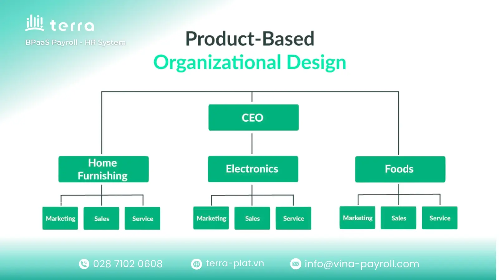 Product-based divisional structure for multi-product corporations