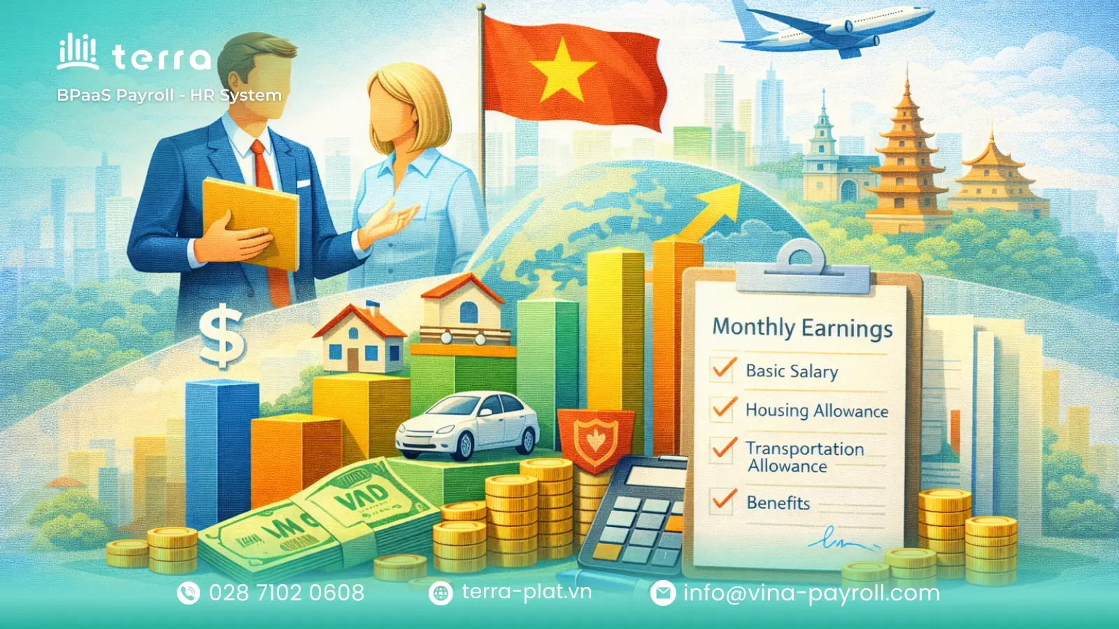 The gross salary serves as the total compensation before any statutory deductions