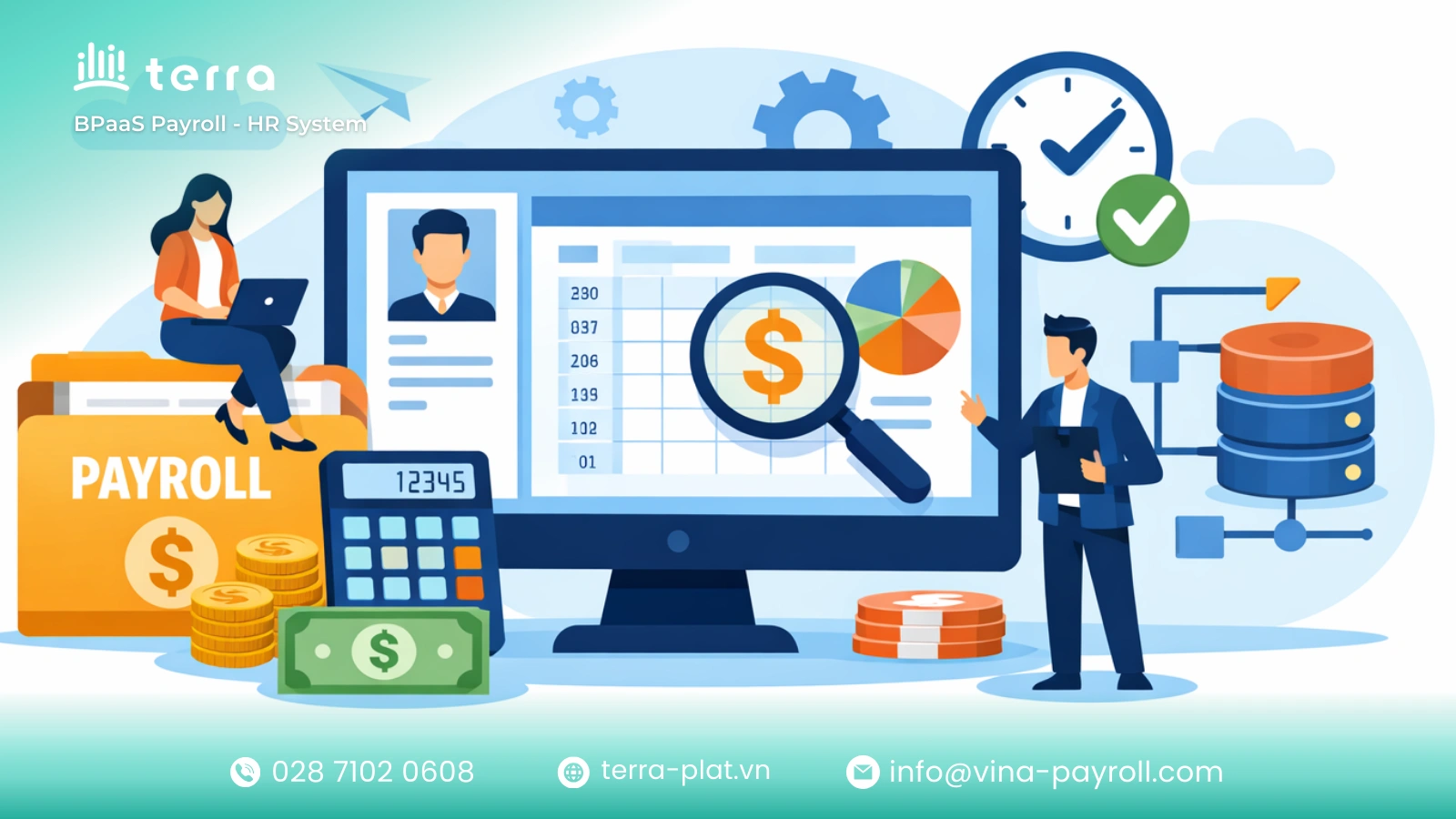 A database payroll is a centralized and secure digital repository