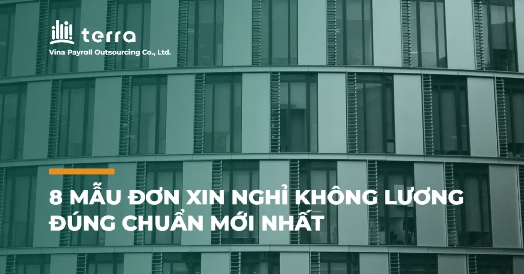 8 Mẫu đơn xin nghỉ không lương đúng chuẩn mới nhất