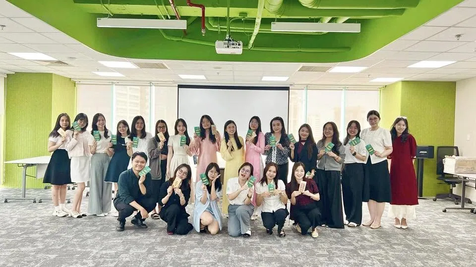 terra team gathering at the office